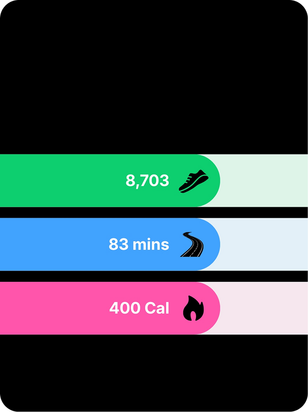 Stay motivated with daily goals